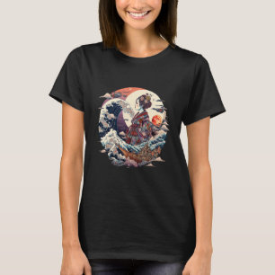 Camiseta Arte Tradicional Japonesa Geisha A Onda Do Excelen
