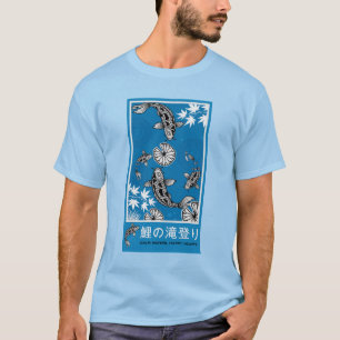 Camiseta Arte Tranquila de Carpo Japonês