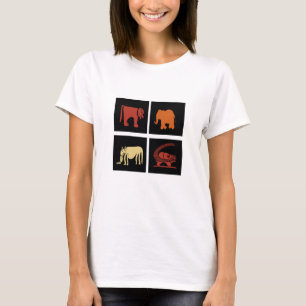 Camiseta Arte tribal abstrato africana