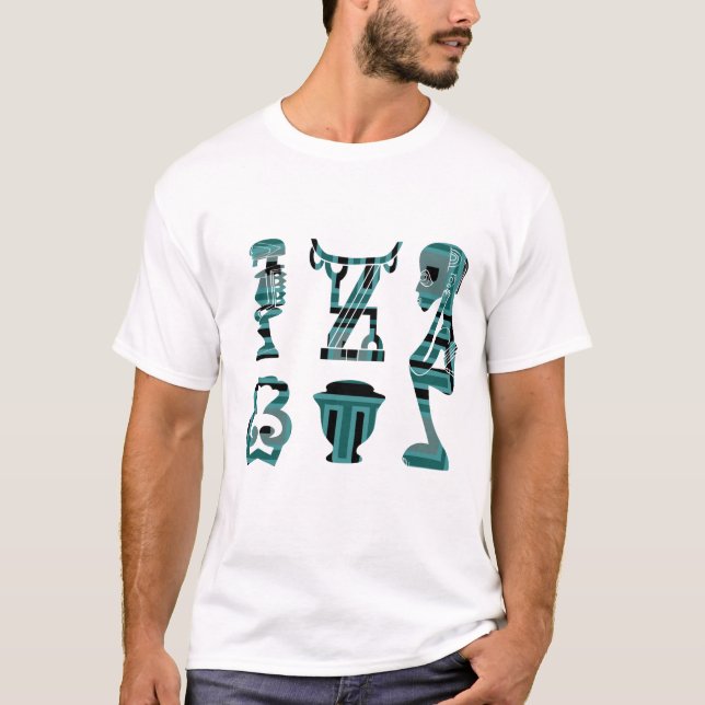 Camiseta Arte tribal abstrato africana (Frente)