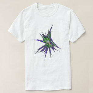 Camiseta Arte Tribal Abstrato Colorido Explosivo