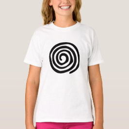 Camiseta Arte tribal mexicana primitiva espiral asteca
