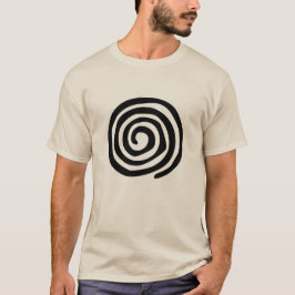 Camiseta Arte tribal mexicana primitiva espiral asteca