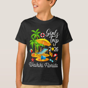 Camiseta Arte Tropical de Verão da Praia de Venice Flórida