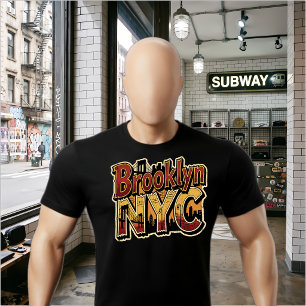 Camiseta Arte Urbana de Brooklyn NYC Adesivo Ponte Graffiti