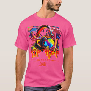 Camiseta Arte Urbana De Grafite Na Rua Celebrando 50 Anos D