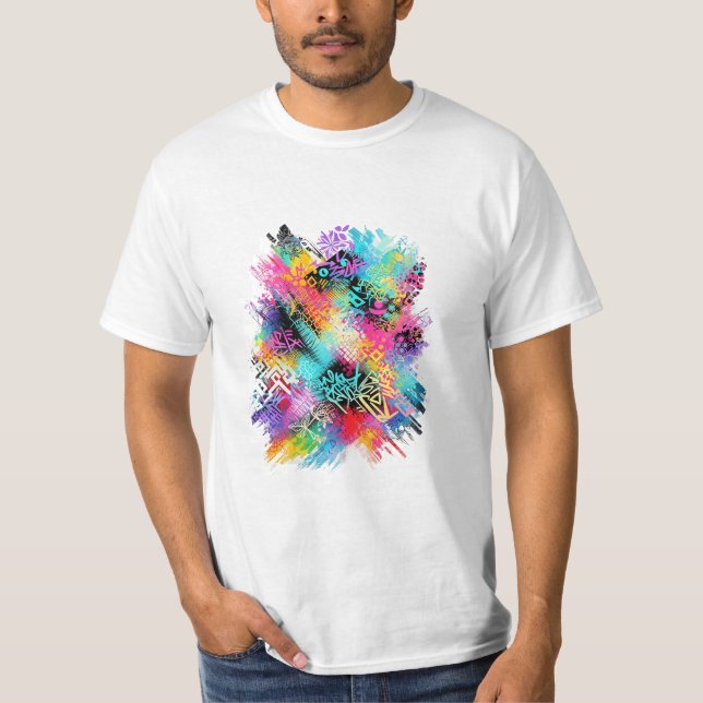 Camiseta Arte Urbana Vibrante (Frente)