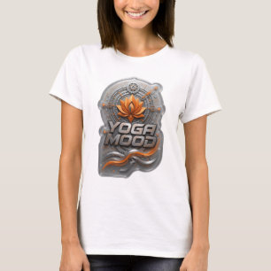 Camiseta Arte Usável de Prata Fresca YOGA MOOD