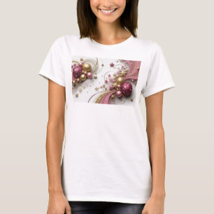 Camiseta Arte Usável Edgy Red CHRISTMAS JOY