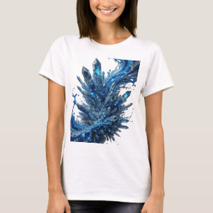 Camiseta Arte Usável ELEMENTO ÁGUA Prata Clássico