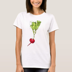 Camiseta Arte vegetal da ilustração do watercolour do