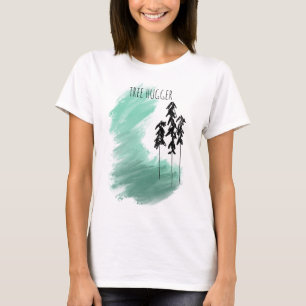 Camiseta Arte verde escandinava: simples horta moderna