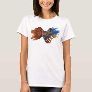 Camiseta Arte Vestível Rosa Chic GRAPHENE