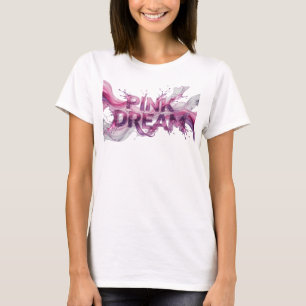 Camiseta Arte Vestível Roxa Snappy SONHO ROSA
