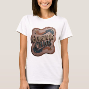 Camiseta Arte Vestível Sharp Gold GORGEOUS CHAOS