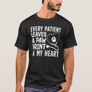 Camiseta Arte Veterinária Engraçada Para Homens Mulheres Pe
