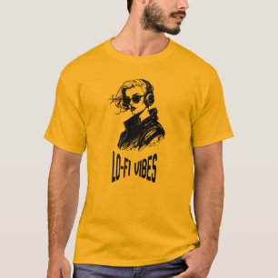 Camiseta Arte Vetorial Lo-Fi Vibes