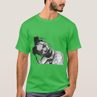 Camiseta Arte Vetorial Nina Chuba Serena e Edgy Monocromáti