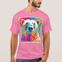 Arte Vibrante de Cabeça de Urso