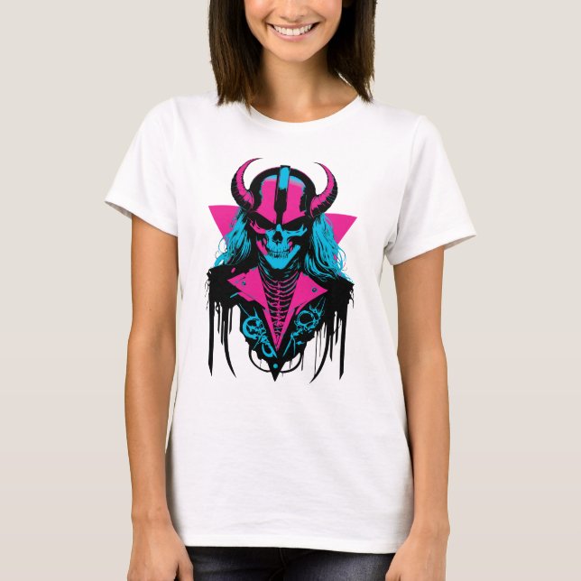 Camiseta Arte Zombie Colorida (Frente)