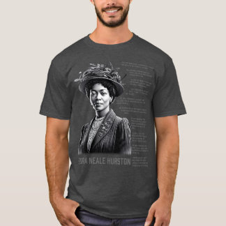 Camiseta Arte Zora Neale Hurston vintage retrô