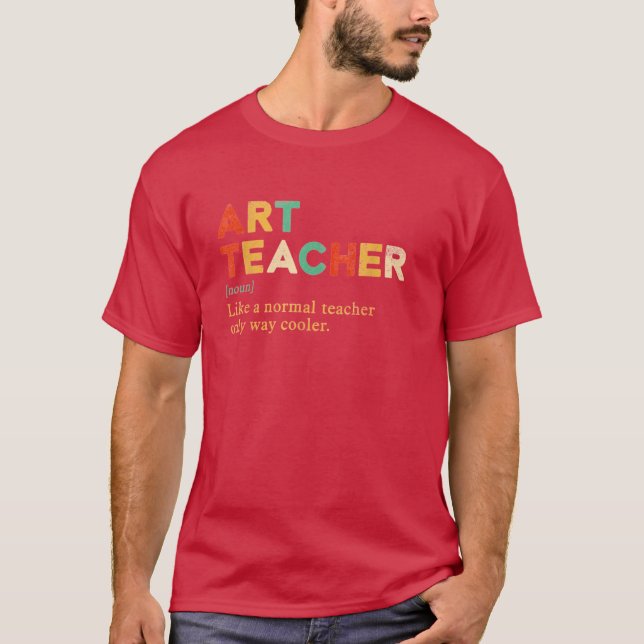 Camiseta Arteacher como um professor normal só que mais leg (Frente)