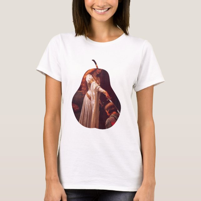 Camiseta ArTee - A cumplicidade de Edmund Leighton - Mulher (Frente)