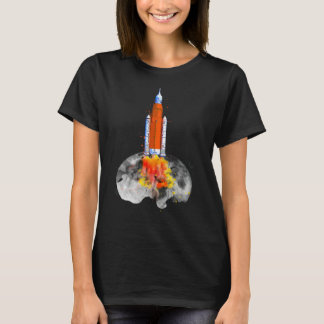 Camiseta Artemis 1 SLS Rocket Launch Mission To The Moon An