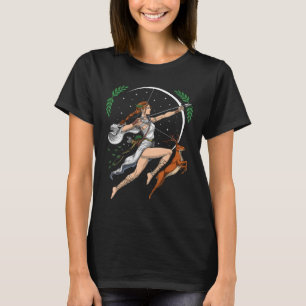 Camiseta Artemis Deusa Grega Da Caça À Grécia Antiga