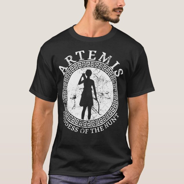 Camiseta Artemis Deusa Grega Da Caça Grécia Antiga M (Frente)