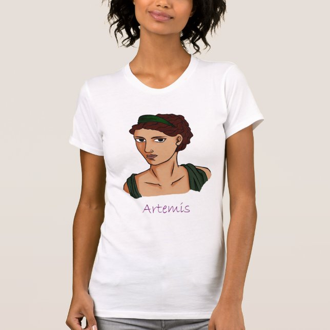 Camiseta Artemis - Deusa Grega da Lua (Frente)