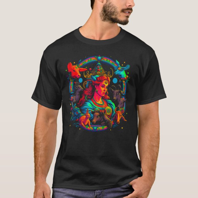 Camiseta Artemis Greek Mythology Goddess of Animals (Frente)