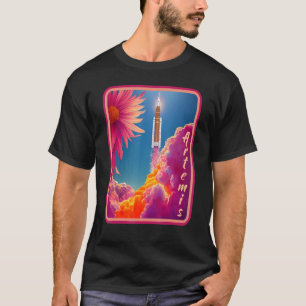 Camiseta Artemis Lançamento Item SLS Para Mulheres Meninas