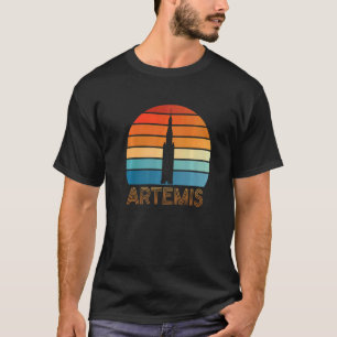 Camiseta Artemis Moon Mars E Além Da Exploração Espacial
