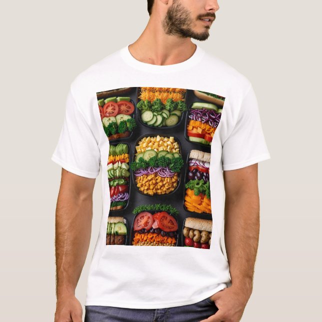 Camiseta Artéria Culinária À Base De Plantas Vibrante (Frente)
