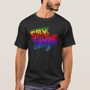 Camiseta Artes Clássicas do Retro Spy-Ninja Chuvam.Arcos Es