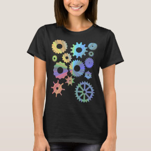 Camiseta Artes de metal arco-íris