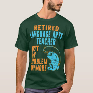 Camiseta Artes Linguísticas Aposentadas Professores Pesca A