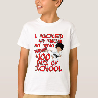 Camiseta Artes marciais 100 dias de escola