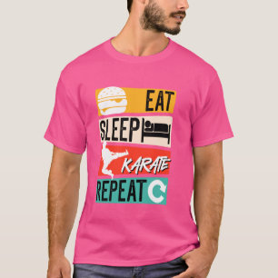 Camiseta Artes Marciais Comem Sono Karato Repetir Shaolin K