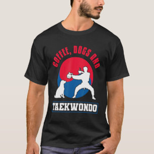 Camiseta Artes marciais coreanas Tae Kwon Do Fighter Coffee