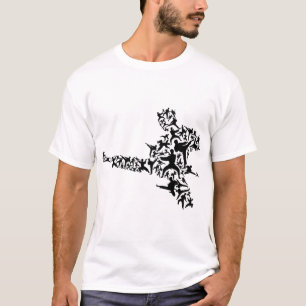 Camiseta Artes Marciais de Karatê Chute Voador Boxe Kickbox