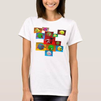 Camiseta artes marciais do capoeira dos espaguetes do T da