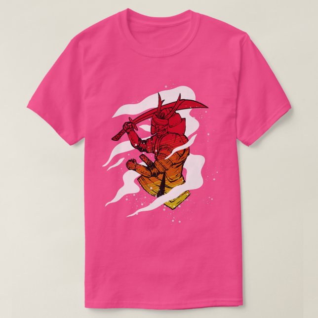 Camiseta Artes Marciais do Samurai Japonês (Frente do Design)