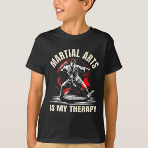 Camiseta Artes Marciais É Minha Terapia - Karato4