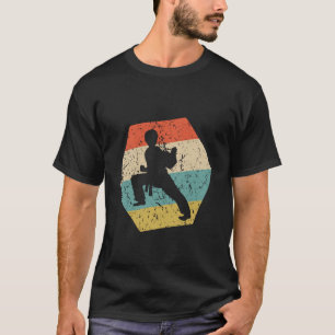 Camiseta Artes Marciais Hexágono Distorcido Retro Karatê