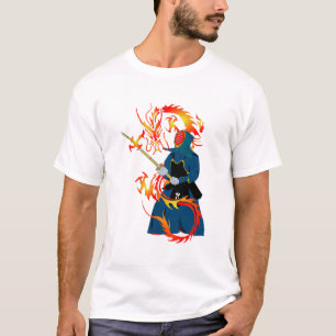 Camiseta Artes Marciais Hwa Rang Do Stick Fighting Dragon