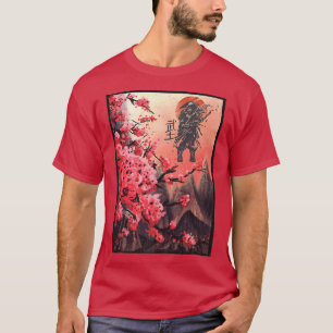 Camiseta Artes marciais Japoneses Samurai Japão Montanhas e