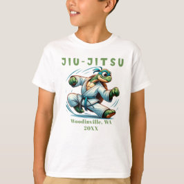 Camiseta Artes Marciais Jiu-Jitsu Personalizadas Nome Data