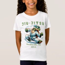 Camiseta Artes Marciais Jiu-Jitsu Personalizadas Nome Data